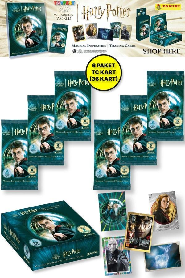 Toyfest Panini Harry Potter Koleksiyonluk Trading Kart - 6 Paket (36 Kart) - Image 1