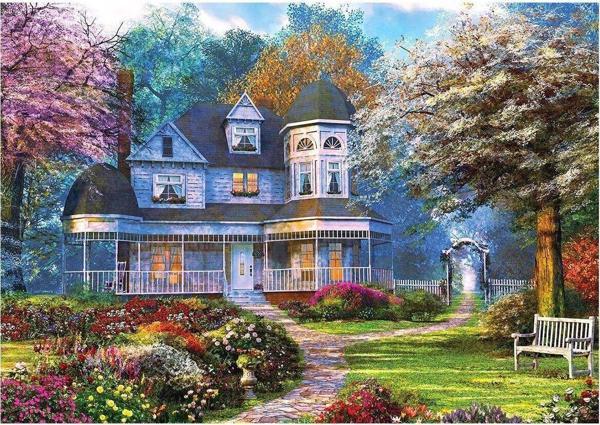 Toyfest Ks Victorian Home 2000 Parça Puzzle - Image 1