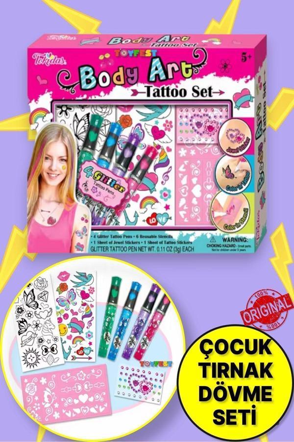 Toyfest Tokidas Body Art Tattoo Set - Vücut Dövme Sanatı Seti - Image 1