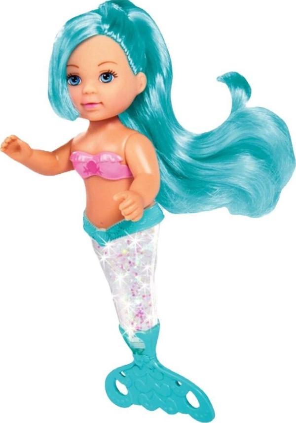 Toyfest Evi Love Sallandığında  Parlayan Kuyruk Yüzgeciyle Parıltılı Denizkızı Bebeği - Image 1