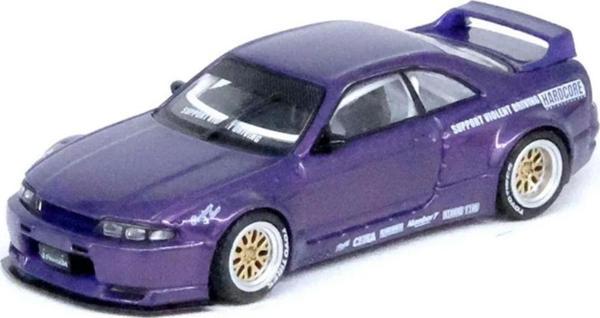Toyfest Inno 1/64 Nissan Skyline Gt-R (R33) "Pandem Rocket Bunny" Purple - Image 1