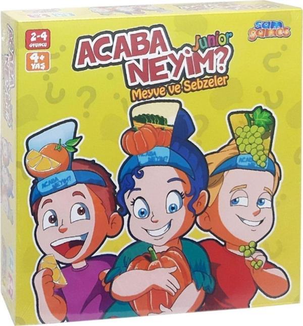 Toyfest Samatlı Oyuncak Acaba Neyim Junior Meyve Ve Sebzeler 72606 - Image 1