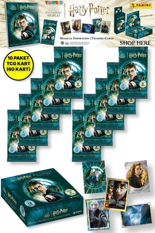 Toyfest Panini Harry Potter Koleksiyonluk Trading Kart - 10 Paket (60 Kart) - Image 1