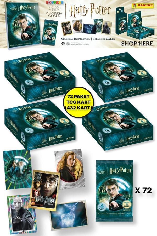 Toyfest Panini Harry Potter Koleksiyonluk Trading Kart - 72 Paket (432 Kart) - Image 1