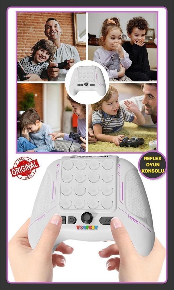 Toyfest Reflex & El Kordinasyon Geliştirici 5 Farklı Oyunlu Işıkları Takip Etme Eğitici Konsol Oyunu - Image 1