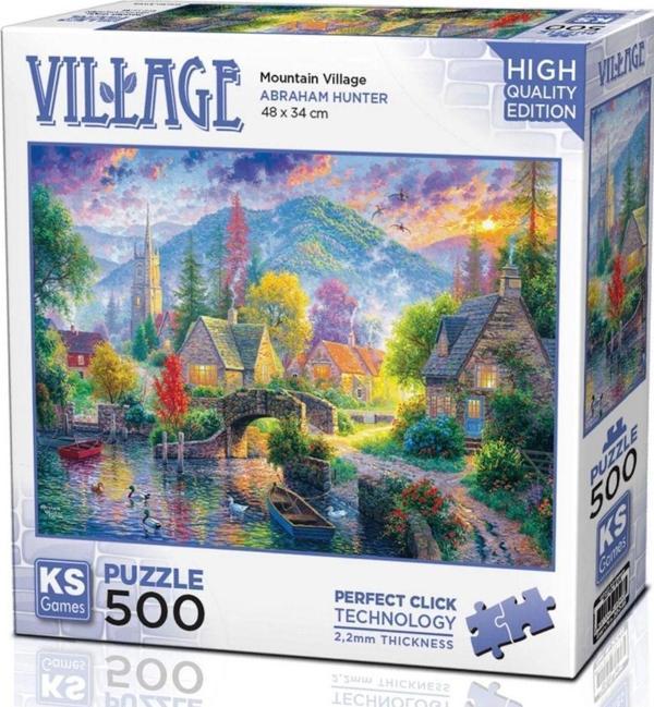 Toyfest Ks Games Mountain Village Puzzle 500 Parça 20046 - Image 1