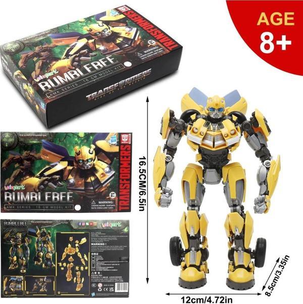 Toyfest Trans Formers Başlangıç Rise Of The Beasts Amk Series Bumblebee Model Kit Parçalı Figür - 16 Cm - Image 1