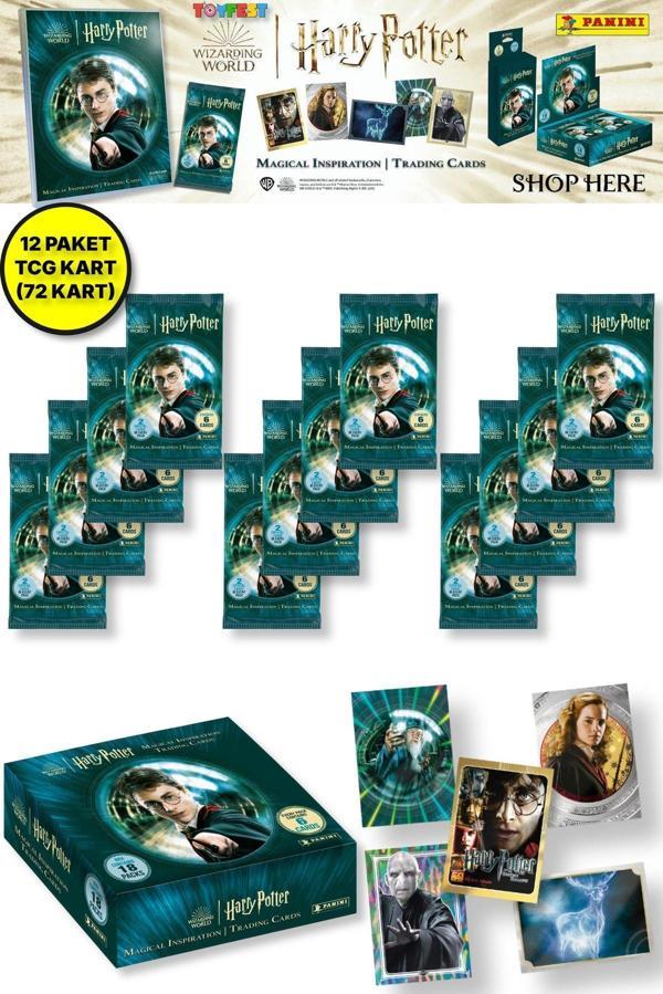 Toyfest Panini Harry Potter Koleksiyonluk Trading Kart - 12 Paket (72 Kart) - Image 1