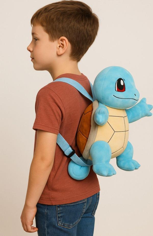 Toyfest Pokemon Squirtle Peluş Sırt Çantası - 35 Cm - Image 1