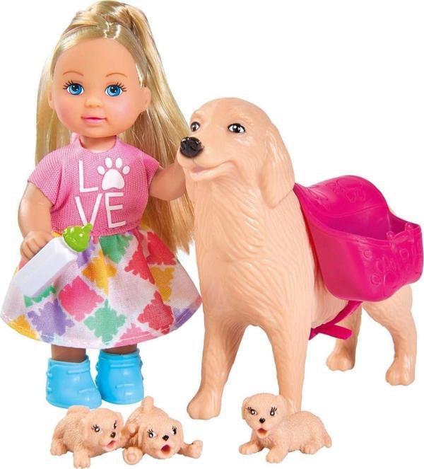 Toyfest Evi Model Bebek Ve 3 Yavrulu Köpeği - Image 1