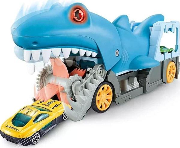Toyfest Catapult Araba Fırlatıcı Sesli Köpek Balığı - Image 1