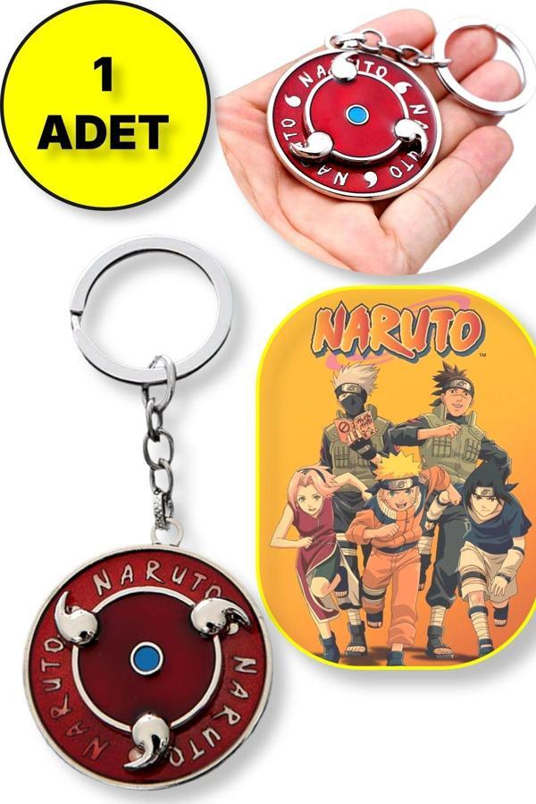 Toyfest Naruto Dönence Şekilli Metal Anahtarlık - 1 Adet - Image 1