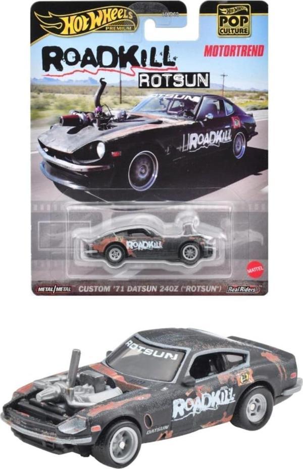 Toyfest Pop Culture Roadkıll Rotsun- Custom 71 Datsun (Nissan) Fairlady 240Z (Rotsun) Model Metal Araba 1:64 - Image 1