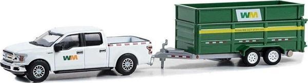 Toyfest Greenlight 1:64 2018 Ford F-150 Xlt With Double-Axle Dump - Image 1