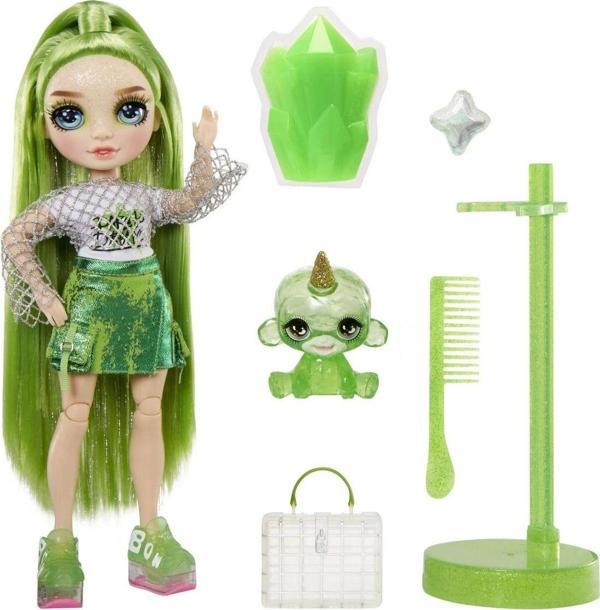 Toyfest Rainbow High Jade Parlak Slime Ve Evcil Hayvan Serisi Bebeği - Image 1