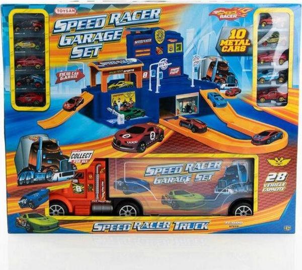 Toyfest Garaj Seti Ve 10 Metal Araba - Image 1