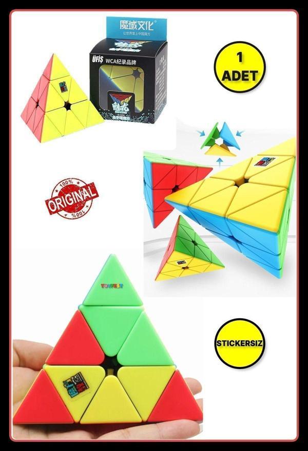 Toyfest Moyu Pyramid V2 Cube - Stickersız Akıl Zeka Rübik Küp - Image 1