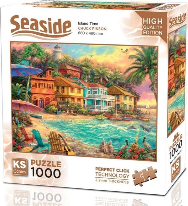 Toyfest Ks Games Island Time Puzzle 1000 Parça 20673 - Image 1