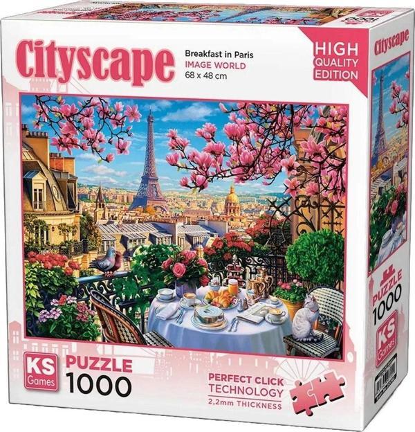 Toyfest Ks Games Breakfast In Paris Puzzle 1000 Parça 20792 - Image 1