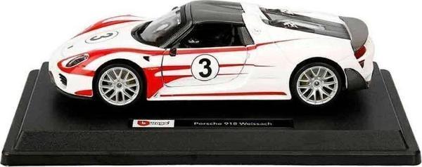 Toyfest Bburago 1:24 Porsche 918 Spyder Model Araba 18-28009 - Image 1