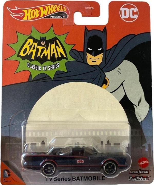 Toyfest Hotwheels Premium Batman Classic Tv Series 1/64 Ölçek Tv Series Batmobile - Image 1