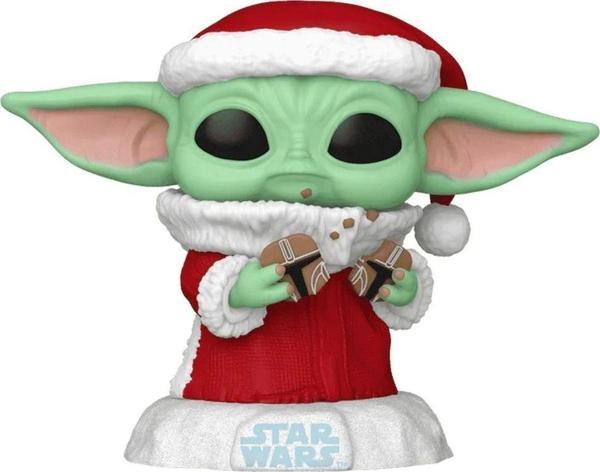 Toyfest Funko Pop Starwars Holiday Grogu With Christmas Cookie - Image 1