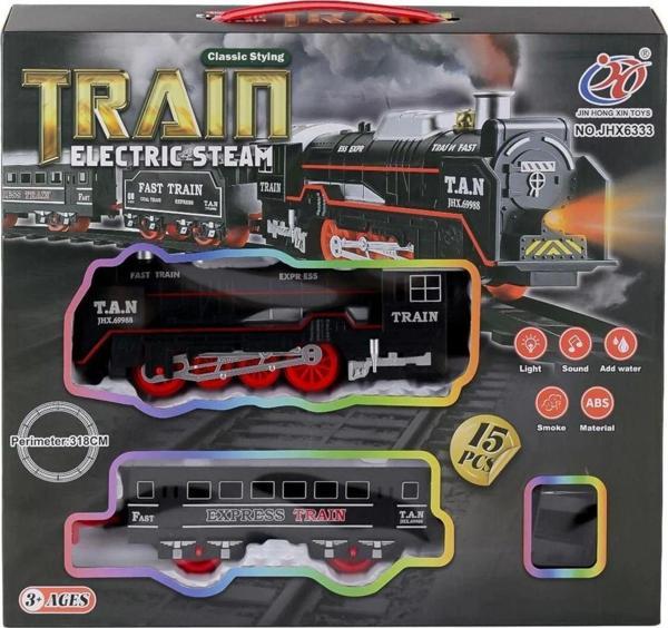 Toyfest Dumanlı Sesli Işıklı Tren 15 Parça - Image 1