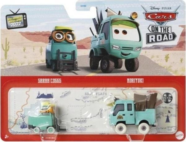 Toyfest Disney Pixar Cars 2'Li Sarah Cogs&Noriyuki Dxv99 Hhv09 Lisanslı Ürün - Image 1