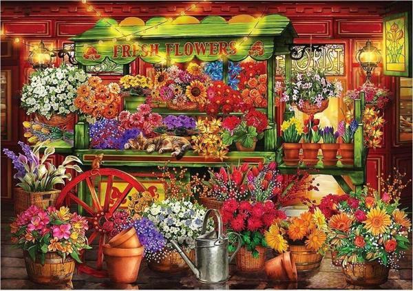 Toyfest Ks Market Stall 3000 Parça Puzzle - Image 1