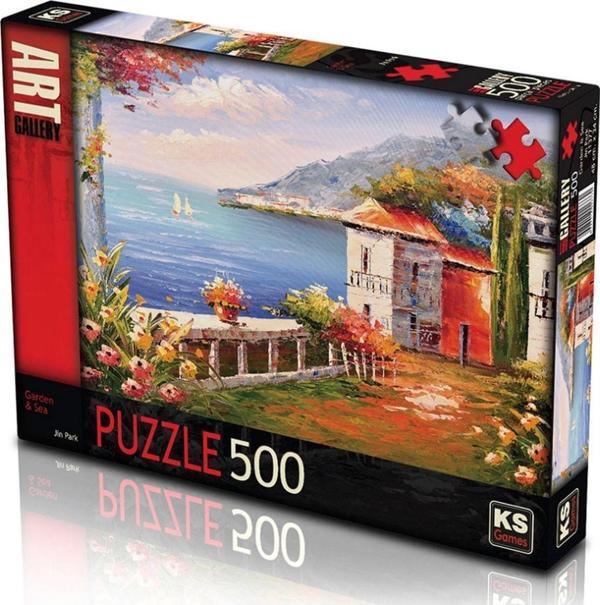 Toyfest Ks Games Garden & Sea Jin Park Puzzle 500 Parça 20058 - Image 1