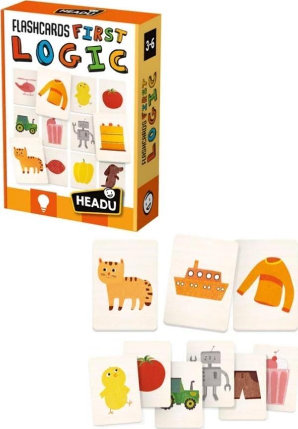 Toyfest Headu Flashcards Montessori First Logic Puzzle - Montessori İlk Mantık Yap-Boz - Image 1