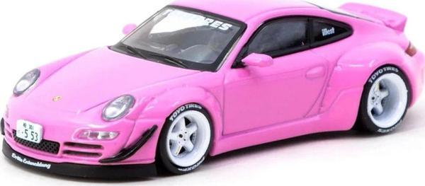 Toyfest Tarmac Works 1/64 Rwb 997 Pink Koleksiyonluk Metal Model Araba - Image 1