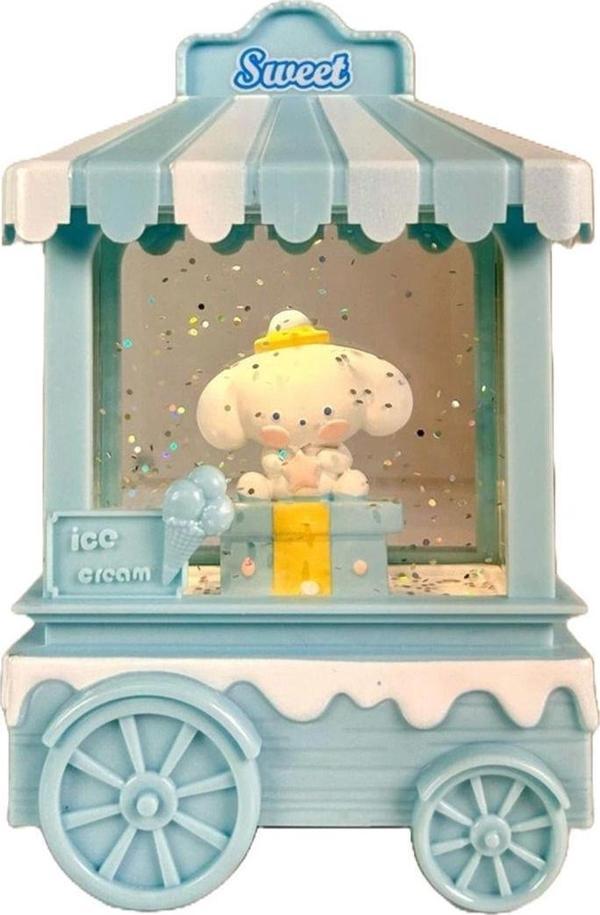 Toyfest Kar Küresi Yeni Yıl Yılbaşı Hediyelik Dondurma Arabası Llm-Hdy0113 - Image 1