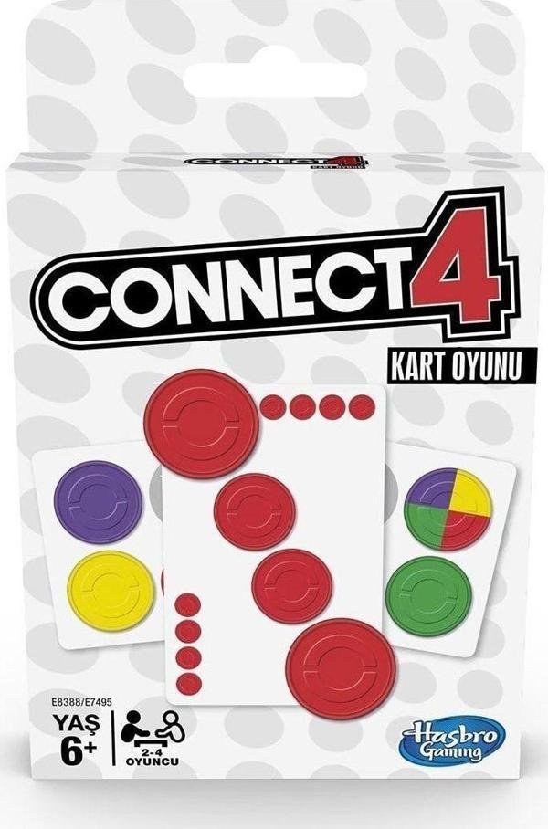 Toyfest ( Oyuncak ) Hasbro Gaming Connect 4 Kart Oyunu E8388  Hasbro Gaming ( Oyuncak ) 1 Adet ) - Image 1
