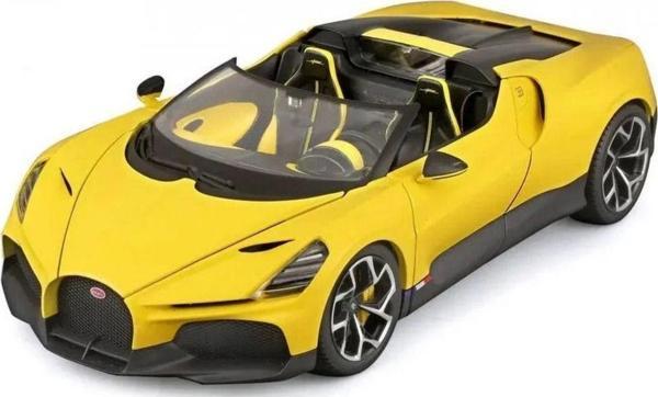 Toyfest Bburago 1/28 A Bugatti Mistral Sarı - Image 1