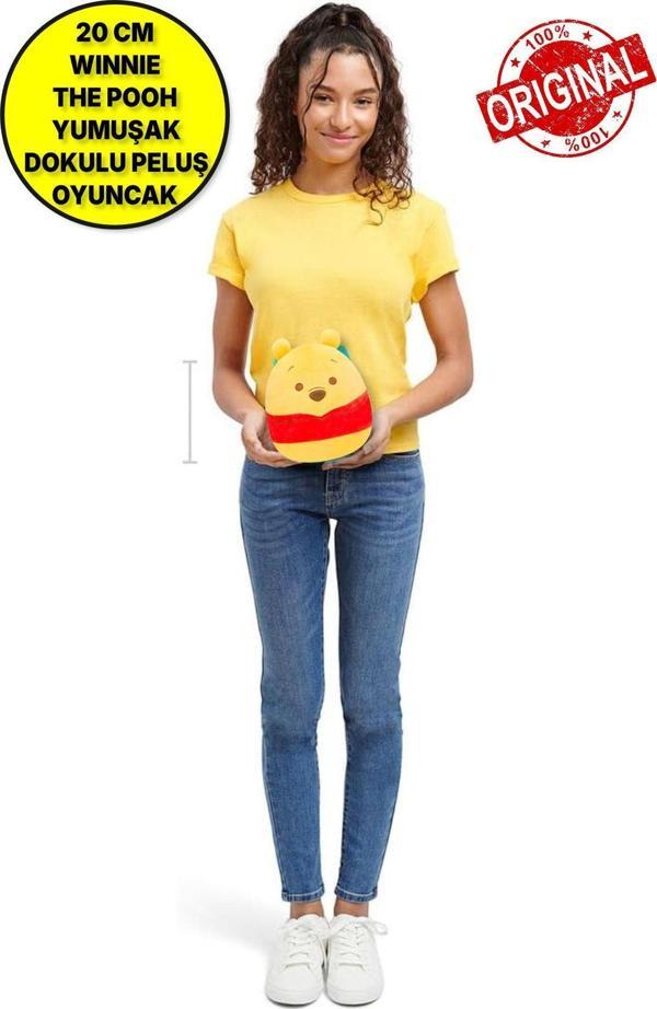 Toyfest Squishmallows Winnie The Pooh  Yumuşak Peluş Oyuncak - 20 Cm - Image 1