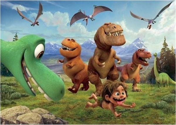 Toyfest 100 Parça Good Dinosaur Puzzle - Image 1
