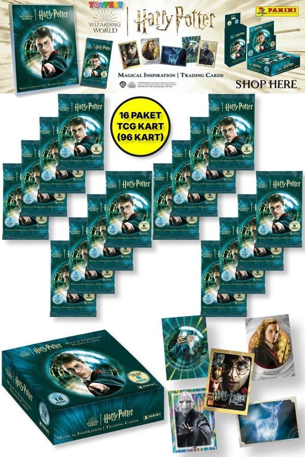 Toyfest Panini Harry Potter Koleksiyonluk Trading Kart - 16 Paket (96 Kart) - Image 1
