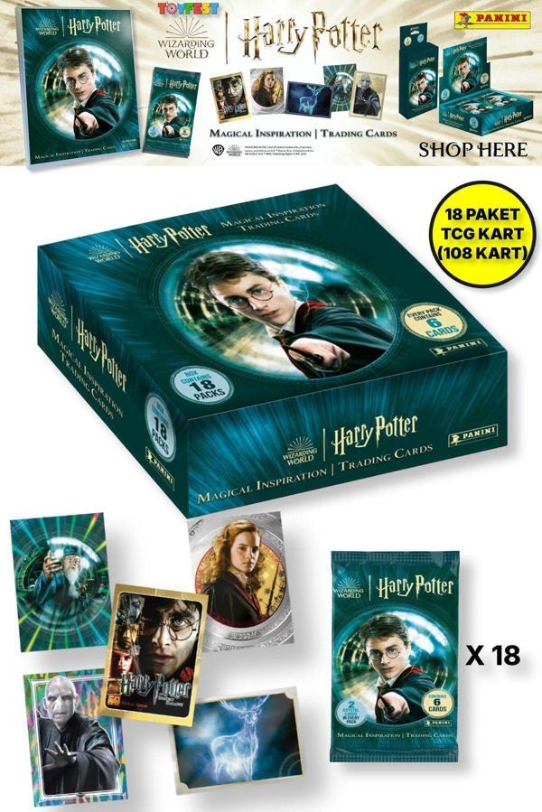 Toyfest Panini Harry Potter Koleksiyonluk Trading Kart - 18 Paket (108 Kart) - Image 1