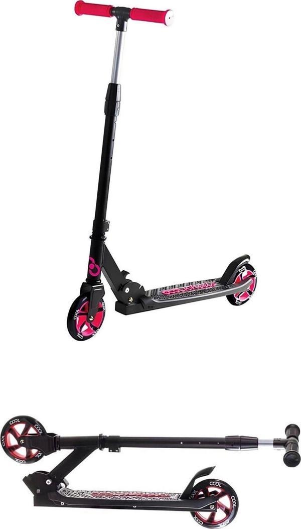 Toyfest Katlanabilen 2 Tekerlekli Pembe Renk Scooter - Image 1
