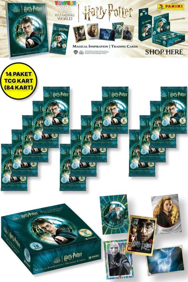 Toyfest Panini Harry Potter Koleksiyonluk Trading Kart - 14 Paket (84 Kart) - Image 1