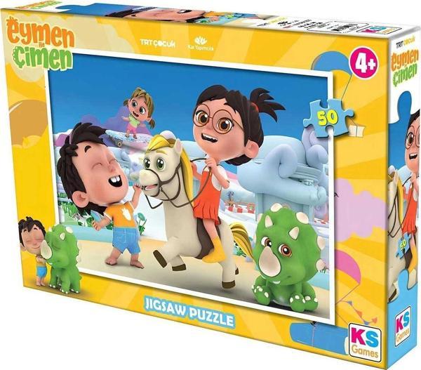 Toyfest Eymen Ile Çimen 50 Parça Puzzle - Image 1