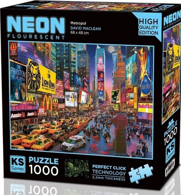 Toyfest Ks Games Neon Dawn Tryst Puzzle 1000 Parça 20765 - Image 1