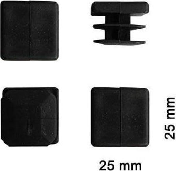 Kare Profil İç Tapa 25x25 mm 4 Adet - Image 1