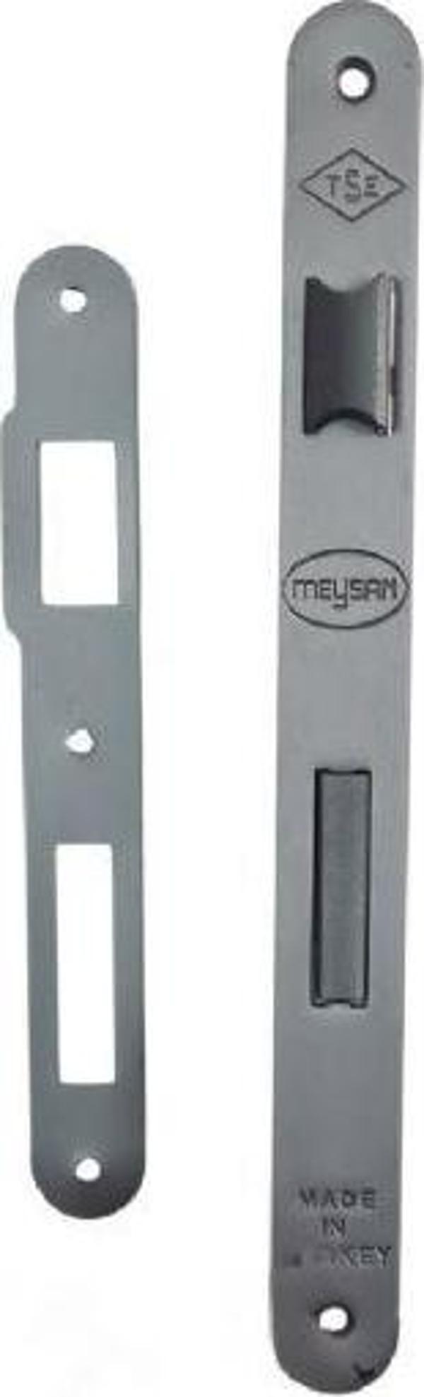 Meysan 40 mm oval ayna ANTRASİT rengi ekstra WC kapı kilidi - Image 1