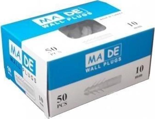 Made 10 mm Plastik Dubel 50 Adet - Image 1