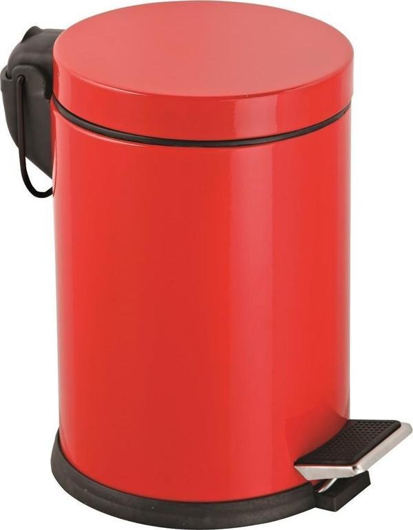 Onno Kırmızı Pedallı Çöp Kovası 5 Litre - Image 1