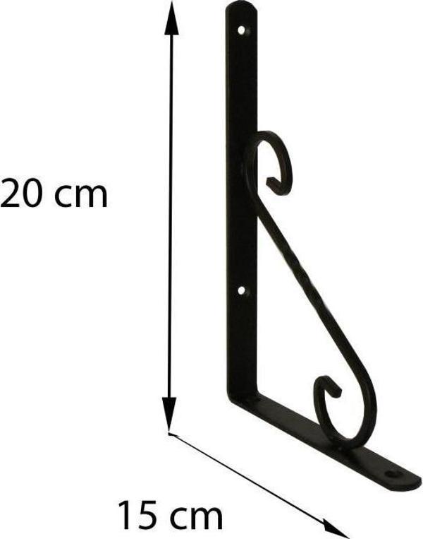 Ferforje Raf Altı No:2 Siyah - Image 1