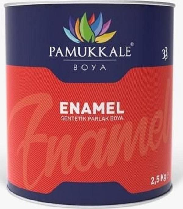 Pamukkale Enamel Sentetik Parlak Boya 2.5 Kg Koyu Kahve - Image 1