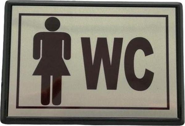 Cemax Yönlendirme Büyük WC Bayan 13X8,5 cm - Image 1